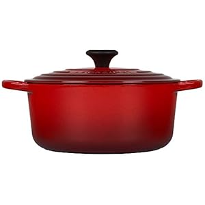 Le Creuset Enameled Cast Iron Signature Round Dutch Oven, 5.5 qt., Cerise