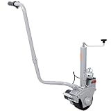 Electric Trailer Dolly, 5000lbs Towing Capacity, 350W 12V Trailer Jockey Wheel with 22 ft/min Moving Speed, 8'' Rubber Tire, for Moving Trailer Caravan Boat