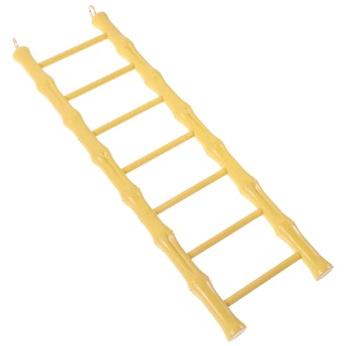 Yardwe Pet Climbing Ladder Toy for Parakeets Budgies Safe Plastic Bird Ladder