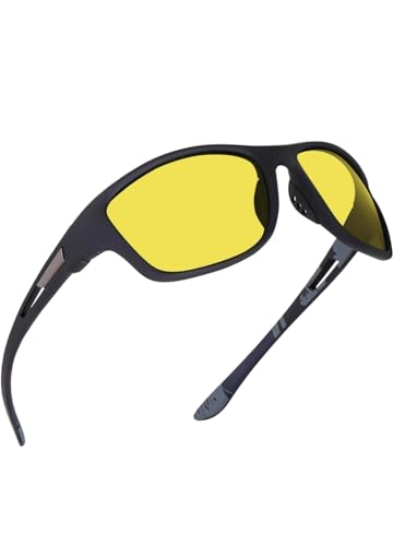 Image of Polarized Sports Sunglasses for Men & Women | UV400 Protection | Lightweight Driving, Fishing, Cycling, Running & Outdoor Sunglasses with TAC Lens