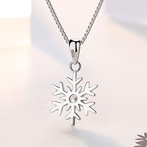 Collier de modélisation de flocon de neige le cadeau idéal pour elle