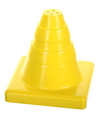 Wader 4034 - JCB Kipper Dexter mit Schaufel, Pylone und JCB Sandform, ab 12 Monaten, ca. 34 cm – Bild 6