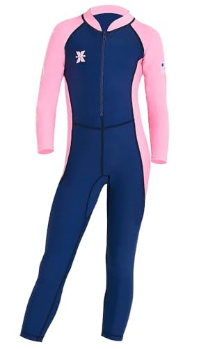 Image of DIVE & SAIL Kids One Piece Long Sleeve Swimsuit Sun Protection Sunsuit Rash Guard