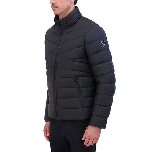Kenneth Cole Men's Cf Zip Mixed Quilted Packable Puffer W Contrast Zipper3