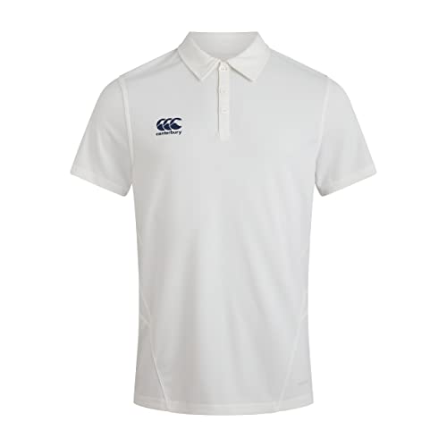 Canterbury Camicia da Cricket da Uomo per Adulti Polo, Crema, XL