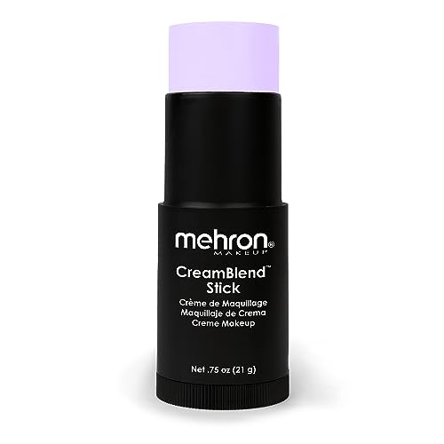 Image of Mehron Makeup CreamBlend Stick | Face Paint, Body Paint, & Foundation Cream Makeup | Perfect for Halloween .75 oz (21 g) (Pastel Purple) | Made in the USA