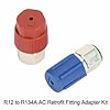 Yhenlovtt Car A/C R-12 to R-134a Retrofit Conversion Adapter Kit with 7/16" and 3/8" Valves for Automotive Air Conditioning System Upgrade #5