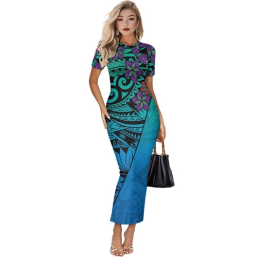 Image of Womens Short Sleeve Jamaican Flag Midi Bodycon Dress | Soft stretchy fabric,crew neck,jamaican print casual date night cocktail party, elegant chic, spring summer fall all season