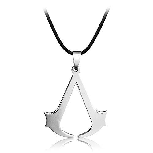 Collar con colgante de acero inoxidable para hombre, regalos para fanáticos de los héroes de la película