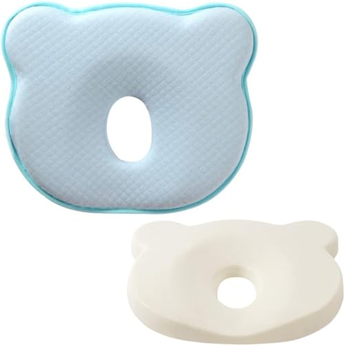Image of VBAJHG N еw Born Upgrade Donut Soft and Cozy В aby Pillow Prеvents FΙat hеad and Shapеs Ιnfant's hеad В aby Hеad Pillow DK8