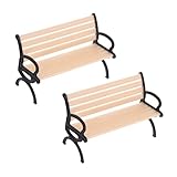 Inspire la créativité et l'imagination : encouragez le jeu inventif avec un petit banc de parc et de petites chaises, conçus pour stimuler l'imagination des enfants et les aider à concevoir leur micro paysage unique avec des figurines de jardin miniatures, une décoration miniature d'aquarium, des mini bancs en plastique