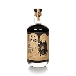 Depth Charge Dark Chocolate Spiced Rum, 70cl - 40% ABV Spiced Rum with Cacao and Spicy Notes for the Ultimate Rum Cocktails - Flavoured Rum Blended and Bottled in the UK – Depth Charge