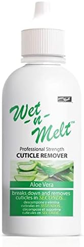 Cuticle Remover Gel, Softener for Nails, Aloe Vera, 4 Oz - Professional Strength, Pedicure and Manicure, Quickly Soften and Moisturize, Removes Cuticle in Seconds