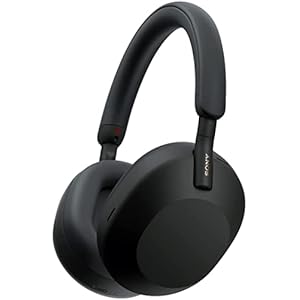 Sony WH-1000XM5 Noise Cancelling Wireless Headphones – 30 hours battery life – Over-ear style – Optimised for Alexa and the Google Assistant – with built-in mic for phone calls – Black
