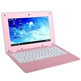 Rose High-Tech Place Ordinateur Portable N1001, 10,1 Pouces, 512 Mo + 4 Go, Android 4.0, Via WM8880 Dual Core 1,5 GHz, WiFi, LAN (Rose)