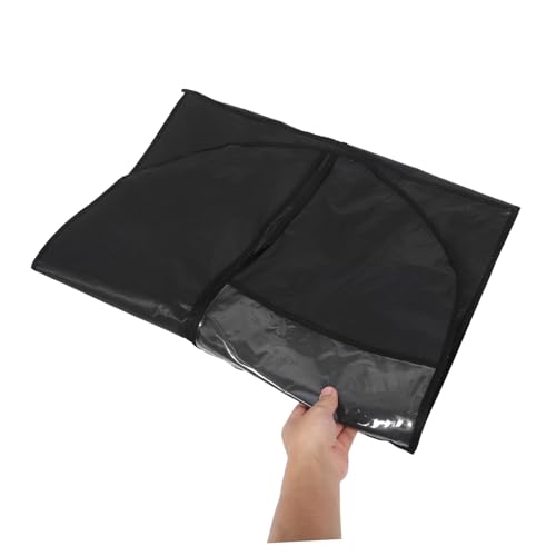 Hanging Garment Bag for Closet Storage Suit Protector Bag Spacious Interior and Design for Dresses Coats and Jackets Black3
