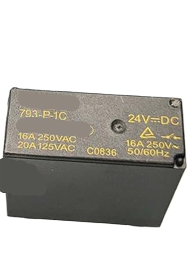 Relais 24 V 793-P-1C 24V CC pour circuit imprimé - Lot de 2 pièces