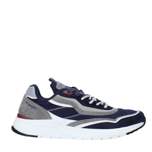 Chaussures à lacets Wrangler bleu homme taille 40 avec semelle flexible
