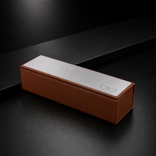 Image of First Lens Sunglasses Case, Portable Triangular Foldable Eyeglass Case, Hard Shell Protective Eyewear Holder for Men and Women