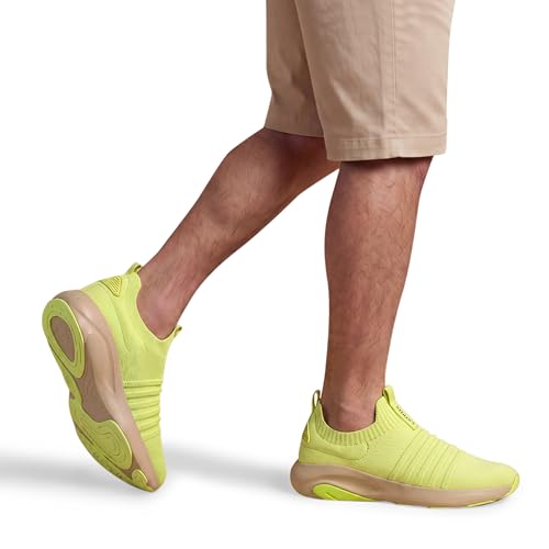 Image of Neeman's Unisex Begin Walk 'Breeze' Slip Ons Shoes | Breathable Knit Upper with Cushioned Insole & Supportive Midsole for Everyday Comfort