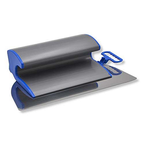 DEWEPRO® Surface spatula with handy handle and replaceable stainless steel blade 0.3 mm - width: 200 mm