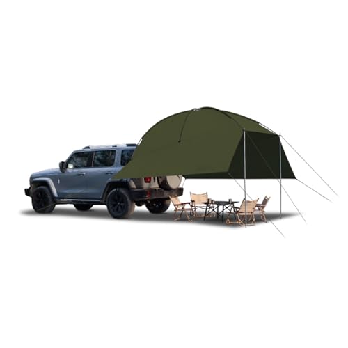 LSRBLS Car Awning for Subaru Justy/Legacy/Levorg/Outback/Solterra/XV, Retractable Vehicle Awning Car Tail Tent Waterproof Shed Car Camping for Travel, Camping,A