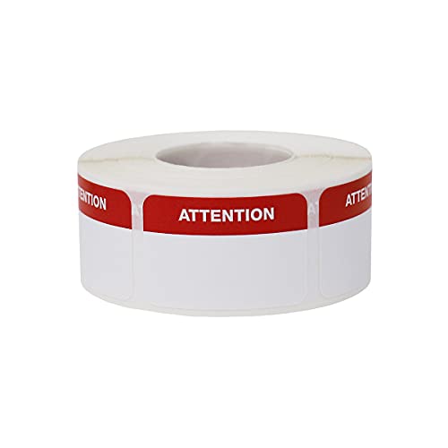 Attention Labels Lot de 500 étiquettes rectangulaires pour éviter les bris de colis
