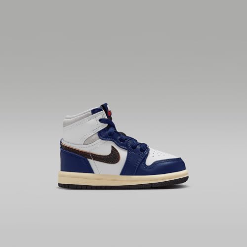 JORDAN 1 RETRO HIGH OG (TD) "WHITE/BLACK-NEUTRAL GREY-DEEP ROYAL BLUE"3