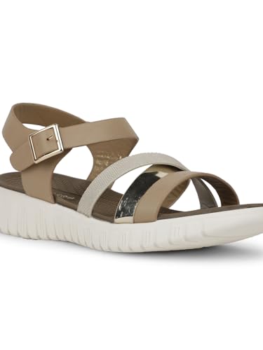 Image of Liberty Healers ZQ-AL-SN04 Casual Sandal For Women With PU Sole | Stylish & Comfortable | Durable Summer Footwear for Outdoor /Indoor - Ideal for Everyday Wear