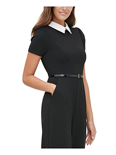 Tommy Hilfiger womens Collared Short Sleeve Jumpsuit3