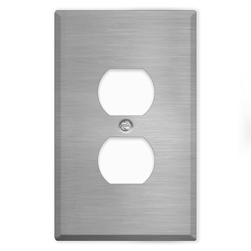 Plaque frontale surdimensionnée en duplex pour harmoniser les prises de cuisine moderne