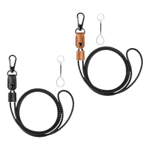 Roleader Cordón Cuello Llaves Práctico de Pu para Tarjetas Identificativas Colgante, Resistente y Ajustable, Adecuado para Complementos Hombre en Oficina y Escuela