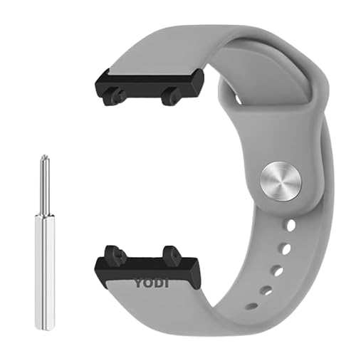 Image of YODI Strap Band Compatible with Amazfit T-Rex 2 Smartwatch Only Soft Silicone | Nylon | Chain | Leather Watch Straps with Installation Adjuster Tool For Amazfit TRex 2