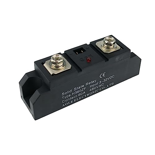 Relais à semi-conducteurs 60A H360ZF entrée 3-32VDC pour commande industrielle