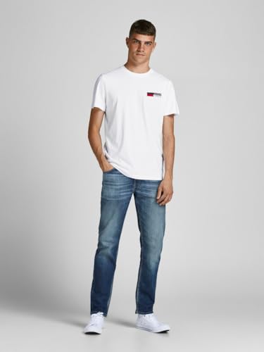 JACK & JONES Herren JJECORP Logo Tee SS Crew Neck MP, Black/White/Navy, S 3