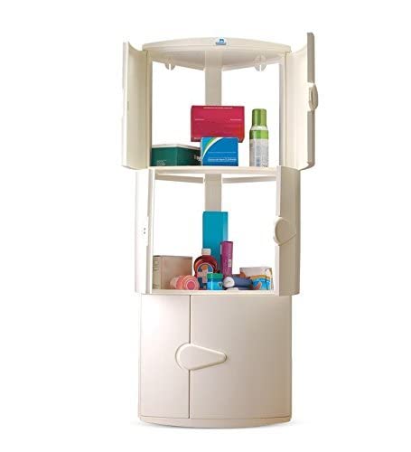 Nilkamal-3-Door-Plastic-Storage-Corner-Cabinet-Bathroom-Space-Clothes-Organizer-Shelves-Living-Room-Multipurpose-for-Home-Kitchen-Office-Use Nilkamal 3 Door Plastic Storage Corner Cabinet | Bathroom| Space & Clothes Organizer| Shelves | Living Room |Multipurpose for Home Kitchen & Office Use