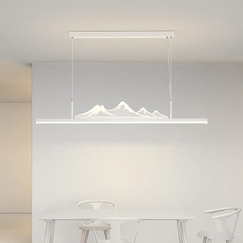 Suspension linéaire LED billard et table à manger moderne dore - 2