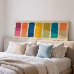 Tableau panoramique au-dessus du canapé style moderne 30x90 cm