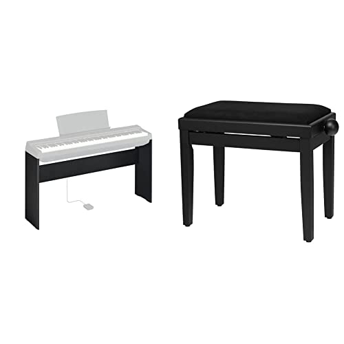 Yamaha L-125 – Support de piano numérique – Support robuste et durable au design simple – Pied pour piano numérique P-125 Yamaha – Noir & Classic Cantabile Banquette pour piano (noir, dépoli) - Les Beatles, Paul McCartney, John Lennon, RIngo Starr, George Harrison Yamaha L-125 – Support de piano numérique – Support robuste et durable au design simple – Pied pour piano numérique P-125 Yamaha – Noir & Classic Cantabile Banquette pour piano (noir, dépoli)
