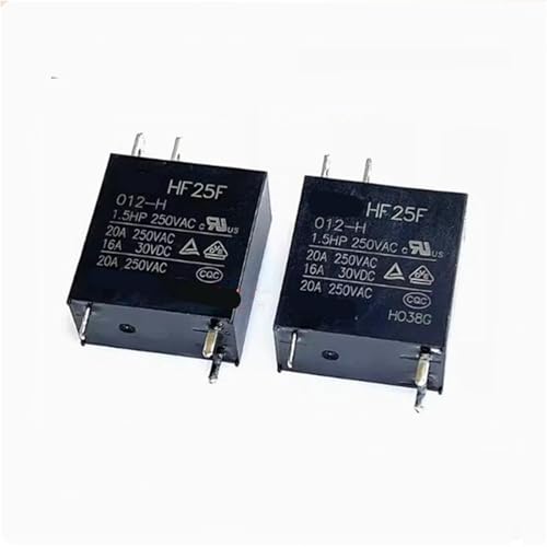 Relais HF25F-12-H 12V DCV12 20A 4 broches pour carte électronique