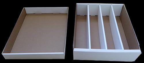 docsmagic.de 4-Row Trading Card Storage Box - Holding 4000 Standard Size Cards image 4