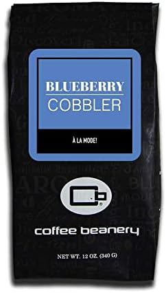 Blueberry Cobbler Flavored Coffee, Specialty Arabica Coffee, Medium Roast, 12 ounce, Whole Bean