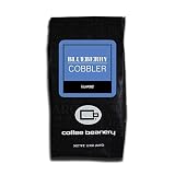 Blueberry Cobbler Flavored Coffee, Specialty Arabica Coffee, Medium Roast, 12 ounce, Whole Bean