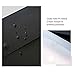 VANRA 5 Pieces A4 Envelopes Folders for Paperwork Plastic Wallets Document Organizer with Snap Button Closure A4 Letter Size (Black)
