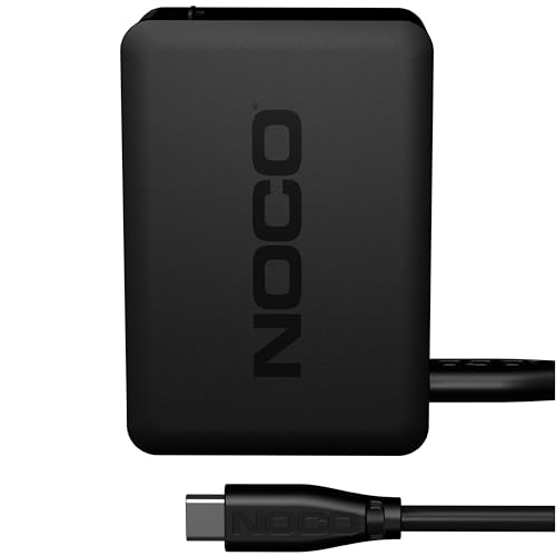 NOCO U65 65W USB-C Charger Power Delivery (PD) Fast Portable Micro Wall Charger and International Travel Charger with Interchangeable Plugs for Apple Google Samsung Microsoft and More