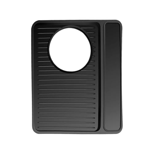 Almohadilla de café – 9.3 x 11 x 4.4 pulgadas para profesionales, hogar con función antideslizante, almohadilla de alimenticio para encimera, cocina, oficina, tienda, viajes, silicona, uso