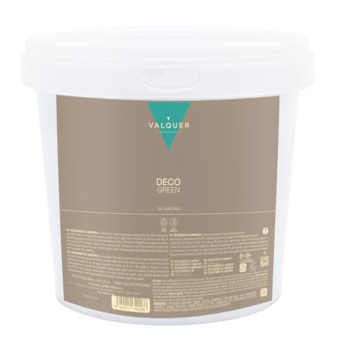Valquer - Decogreen, Decoloración Capilar sin Amoniaco - Fórmula Suave, 1000 g, Uso Profesional
