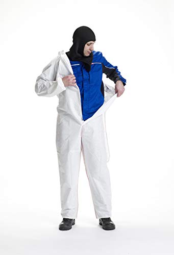 DuPont ProShield 20 SFR Schutzanzug – Kat. III, Typ 5/6, EN 14116 Index 1, Antistatisch, Größe XL, Weiß