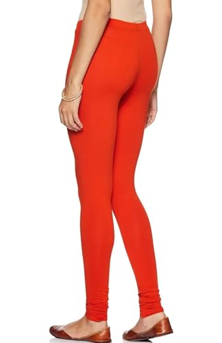Image of Women Cotton Lycra Leggings Multicolor Pack of 2 Size Chart Waist L 28-30 inch, XL :32 inch, XXL :-34inch,3XL : 36