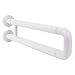 Produktbild Huoo Griffstangen Handlauf Bad U-förmig Rutschsicherheitshaltegriffe Barrierefreie Ältere Behinderte Oben sitzt Geländer (Color : White)